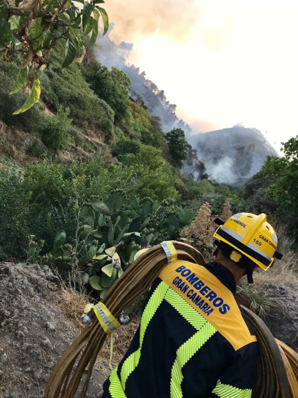 Incendio de Gran Canaria. Comunicado del cuerpo de bomberos