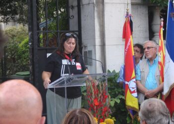 CGT estuvo presente en los actos de homenaje a los hombres de La Nueve en París