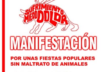 Manifestación Sanse Antitaurino: «por unas fiestas sin maltrato de animales»