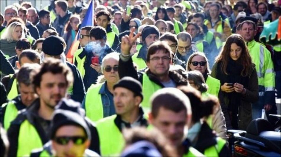 Jornada de protesta 40ª de Los Chalecos amarillos en Francia