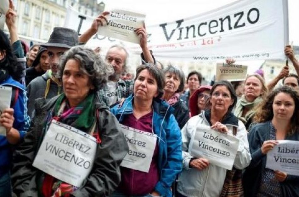 CGT se suma a la campaña internacional para pedir la libertad del activista Vincenzo Vecchi