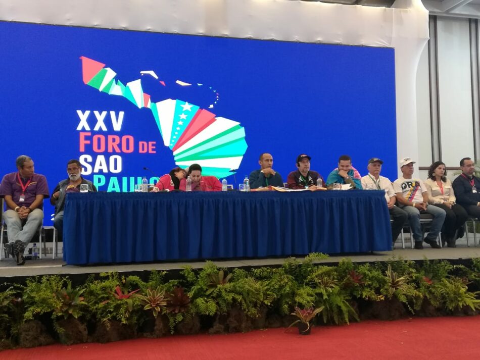 Foro de Sao Paulo reitera su solidaridad con el Frente POLISARIO y la República Saharaui (RASD)