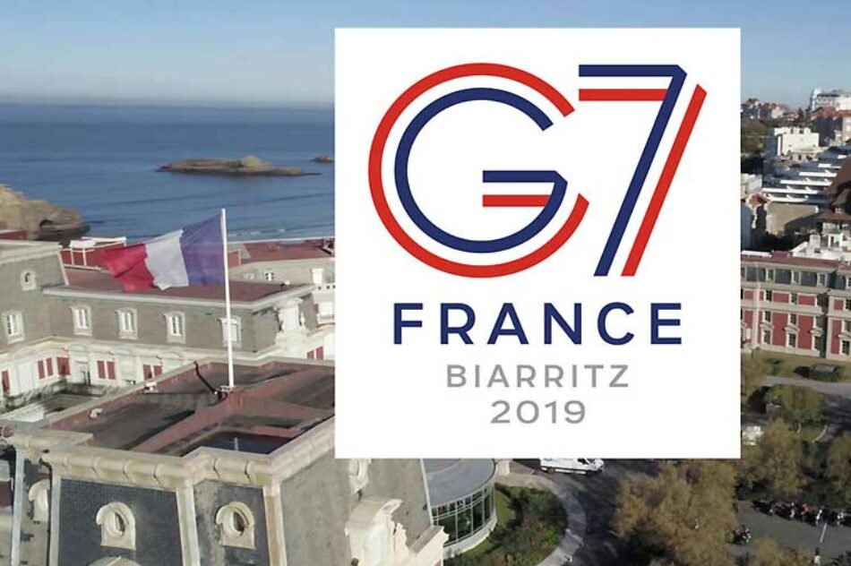 Culmina en Biarritz una cumbre del G-7 marcada por desencuentros