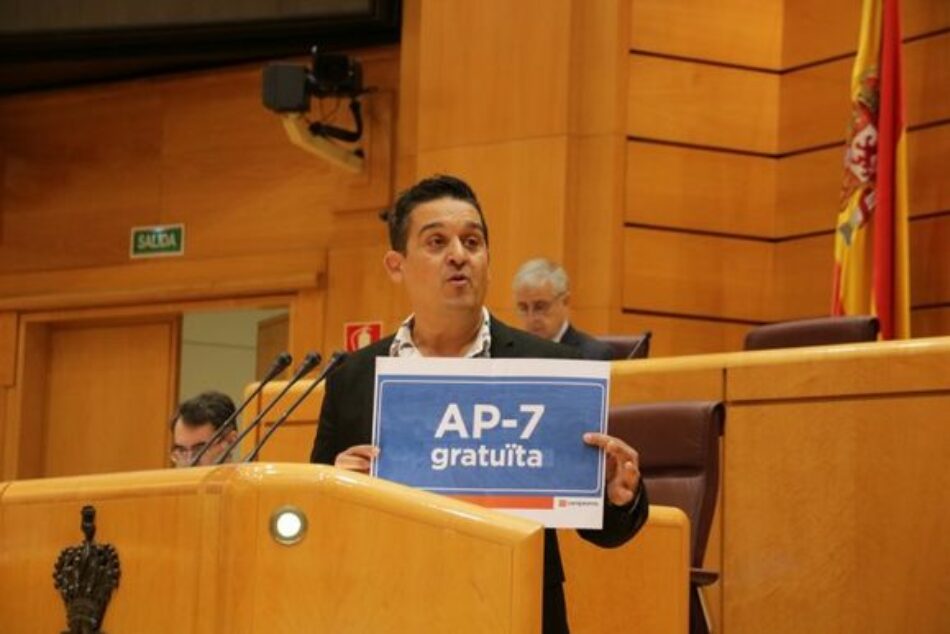 Mulet: “ahora toca asegurar que los contratos de la AP-7 se carguen a los PGE y no a peajes en la sombra”