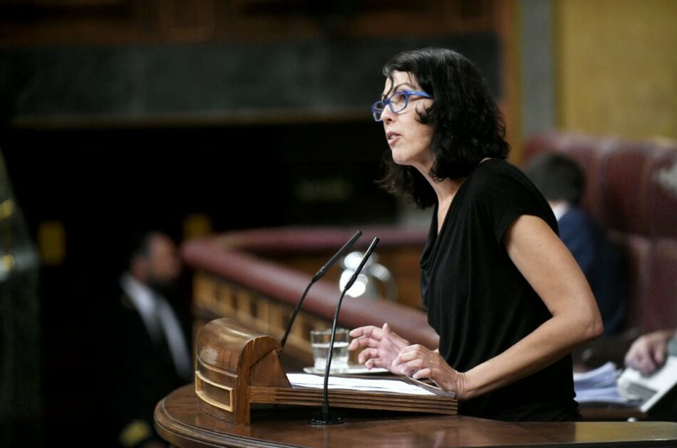La diputada Eva García Sempere reitera preguntas en el Congreso sobre el Hospital Gómez Ulla