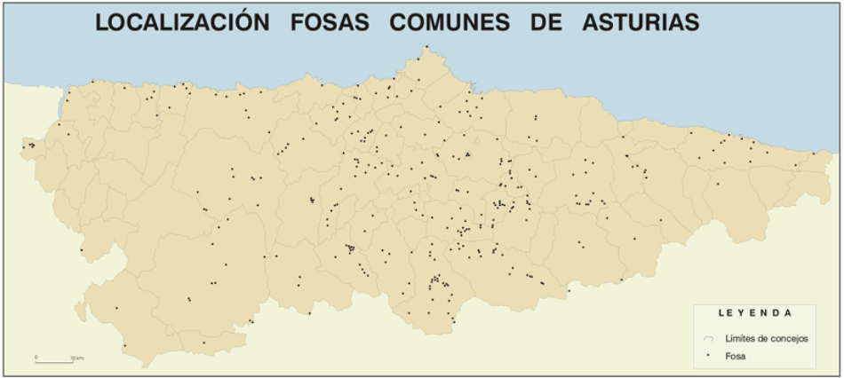 Denuncian la «inacción» del Principado de Asturias en la exhumación de las fosas comunes