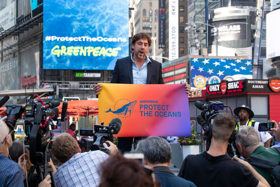 Javier Bardem pide en Nueva York a los líderes mundiales que aprueben un Tratado Global de los Océanos