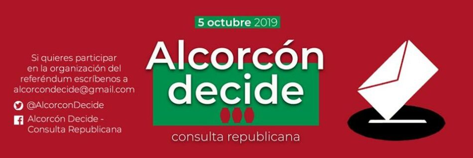 Alcorcón Decide: “Queremos construir un tejido popular fuerte que se una a la fuerza republicana ya generada en otras muchas zonas de Madrid”