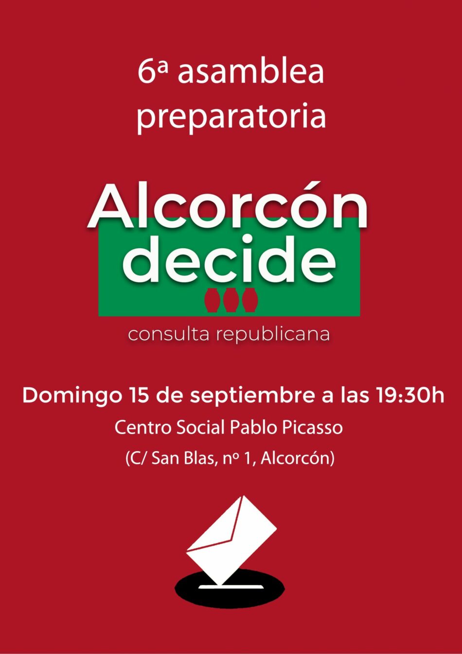 Alcorcón Decide prosigue su actividad a pesar del boicot de la derecha