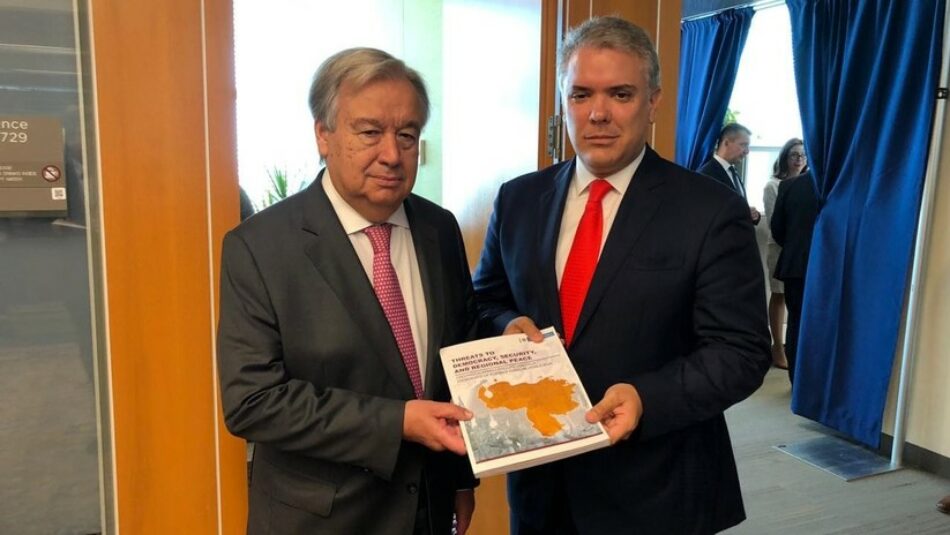 Prueba falsa: una foto que Duque presentó a la ONU para ‘demostrar’ la presencia del ELN en Venezuela fue tomada en Colombia