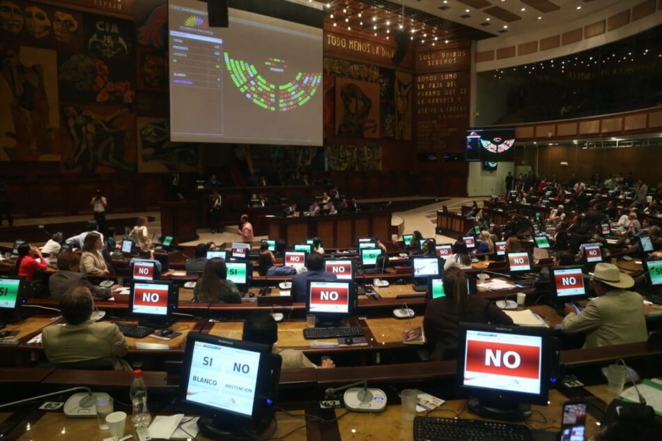 La Asamblea Nacional de Ecuador impide la despenalización del aborto en caso de violación