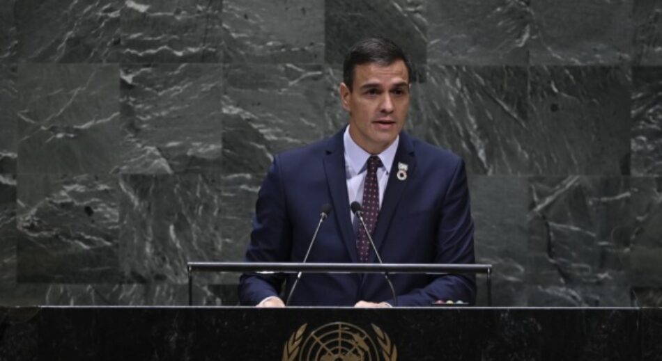 Pedro Sánchez abandona en la ONU la defensa de la autodeterminación del pueblo saharaui