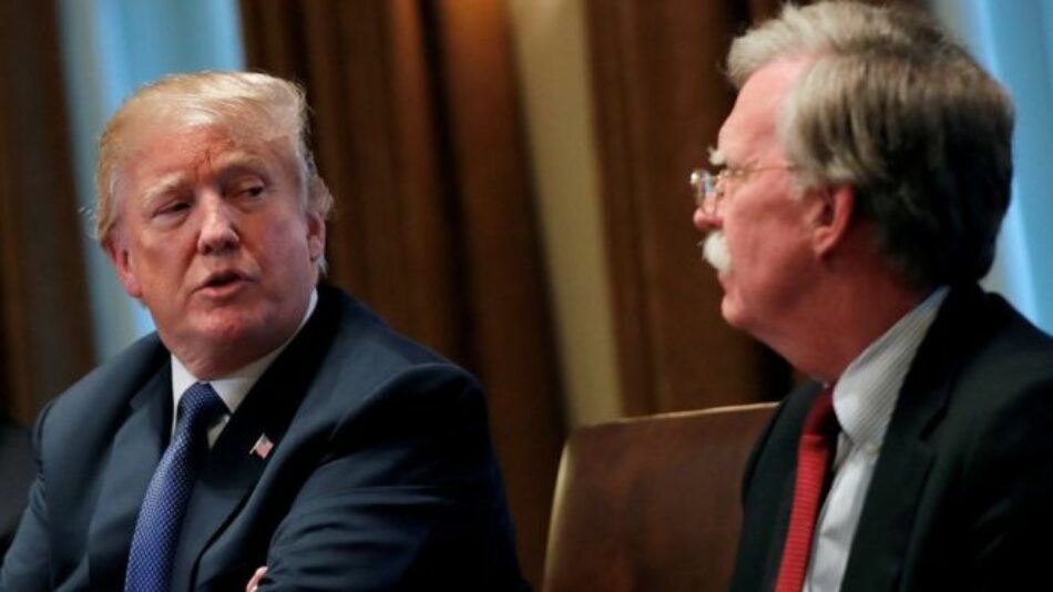 Trump expone sus discrepancias con su ex asesor de Seguridad Nacional John Bolton