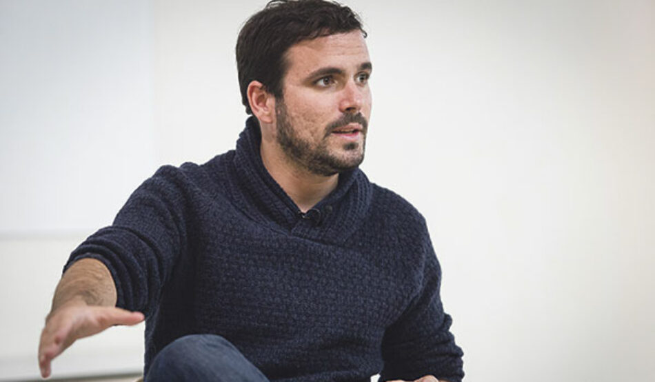 Alberto Garzón: “Tras el 10N, IU debe ofrecer a todo lo que hay a la izquierda del PSOE un proyecto de unidad”