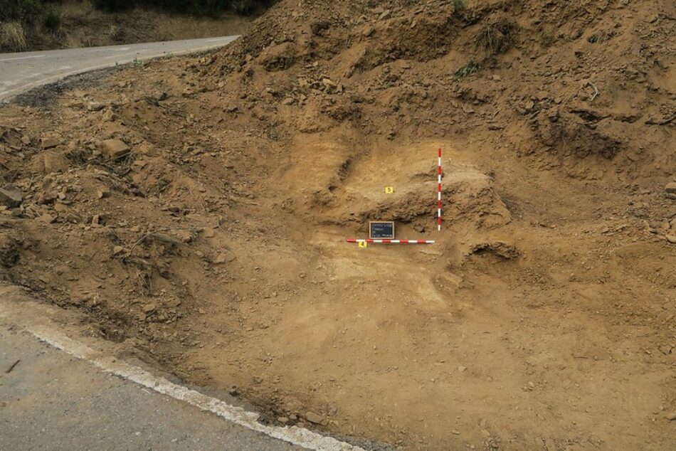 Fosa en Geras (León) fue demolida durante la construcción de la carretera LE-473