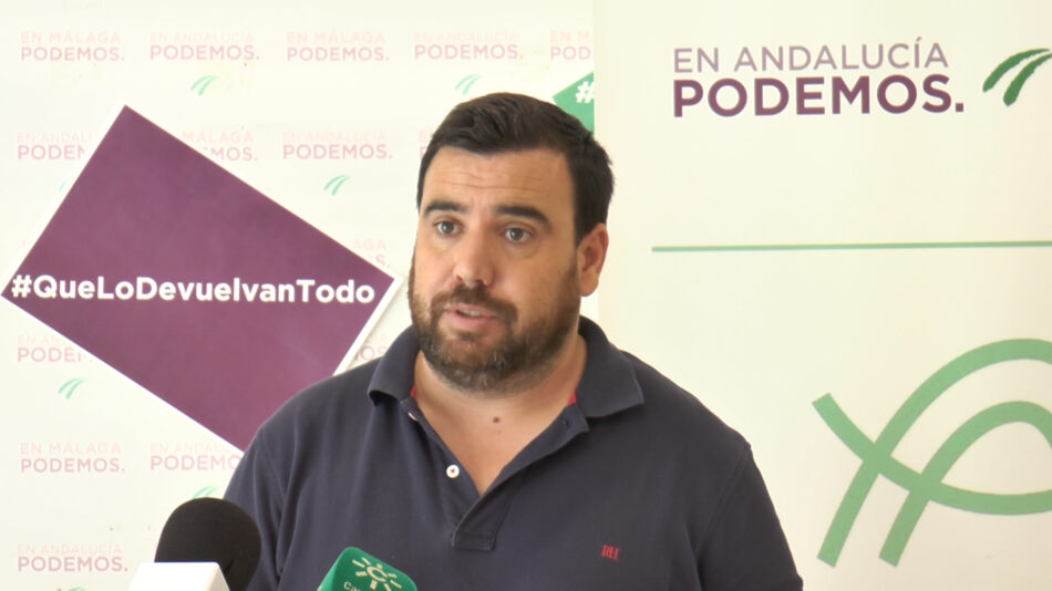 Podemos Málaga critica que los bancos desahucien, despidan trabajadores y cierren oficinas a la vez que obtienen beneficios multimillonarios