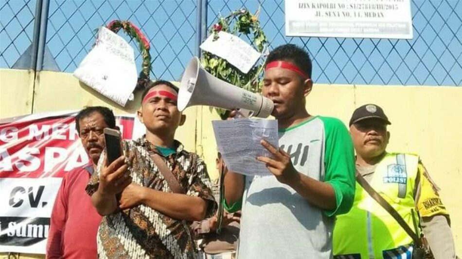 Más de 240 organizaciones exigen justicia para el defensor ambiental, Golfrid Siregar