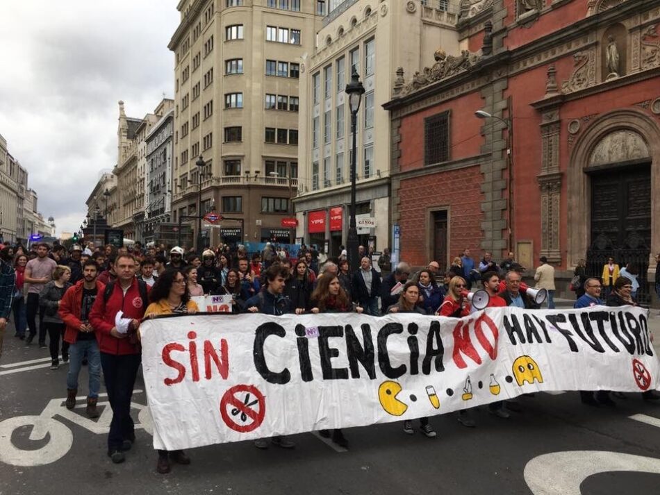 Madrid marcha para reivindicar la inversión en Ciencia