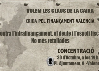 La Crida pel Finançament es concentrarà dimecres 30 octubre contra l’infrafinançament