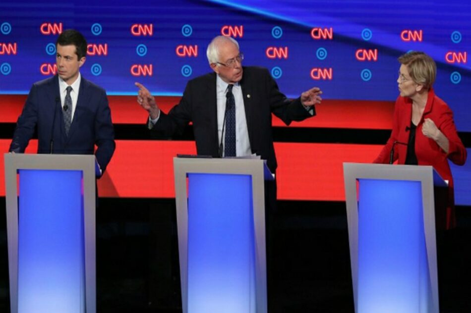 Debate demócrata en EE.UU.: la noche de Warren, Sanders y Buttigieg