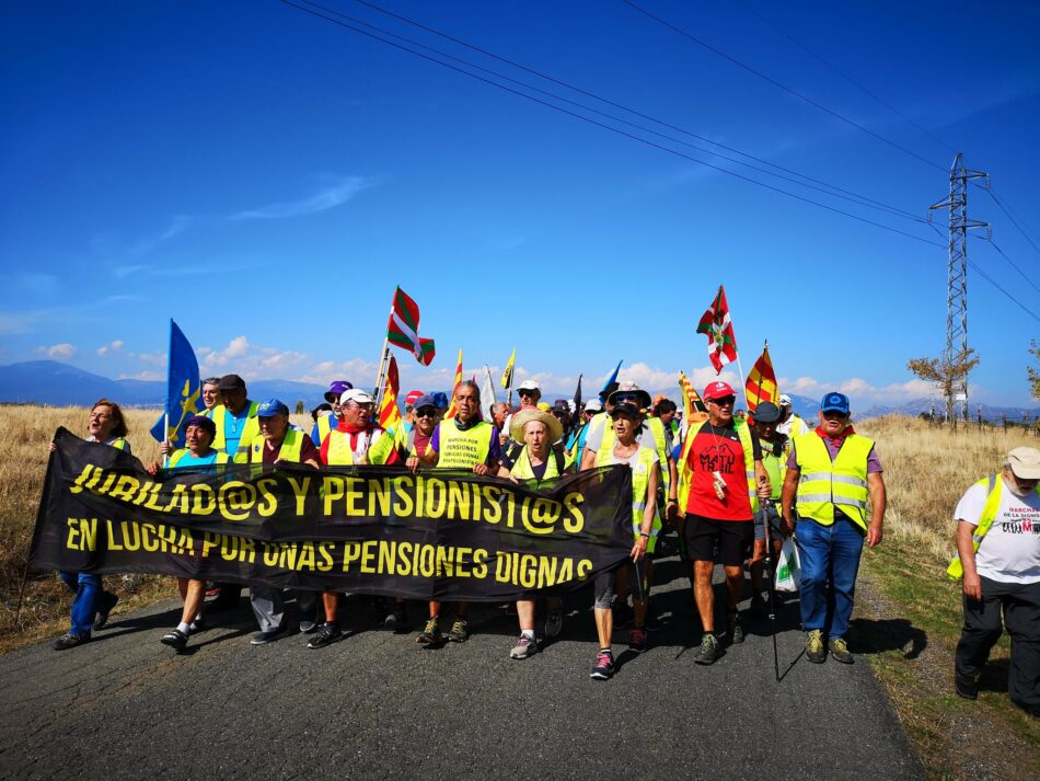 16 de octubre, movilización estatal por las pensiones públicas