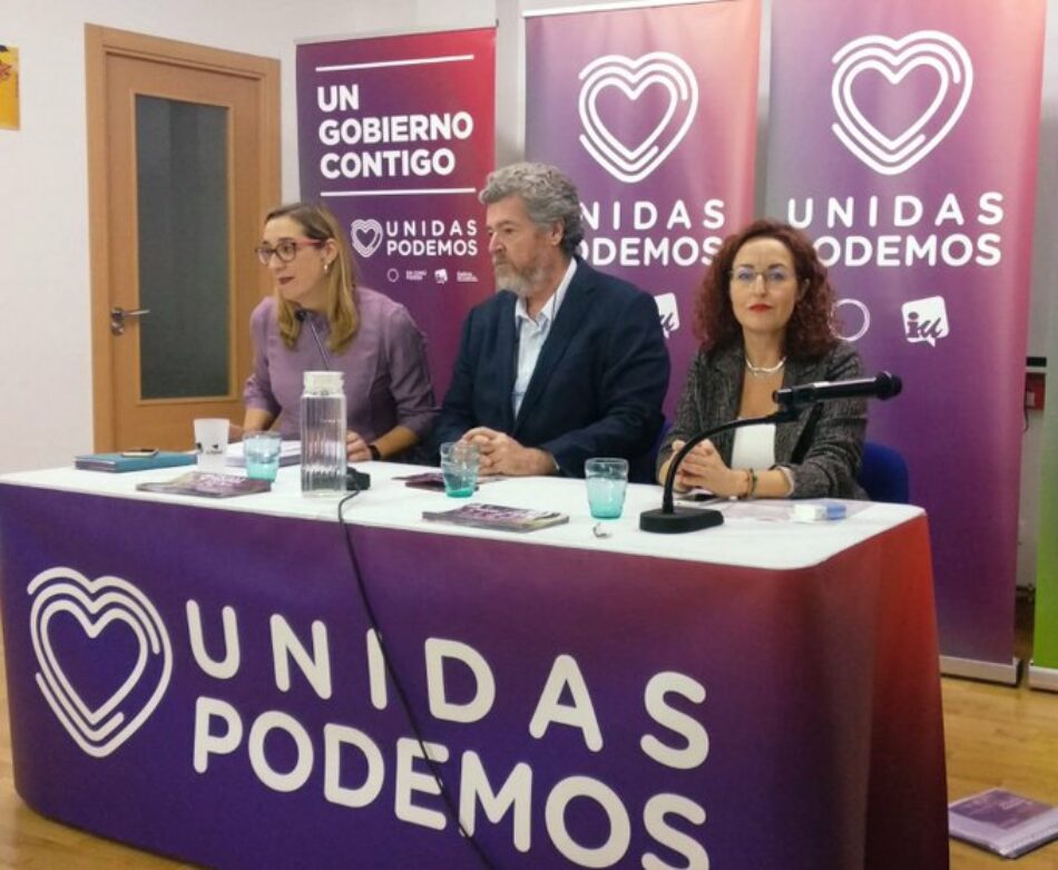 Unidas Podemos presenta en Valladolid su plan Horizonte Verde para revitalizar la España vaciada