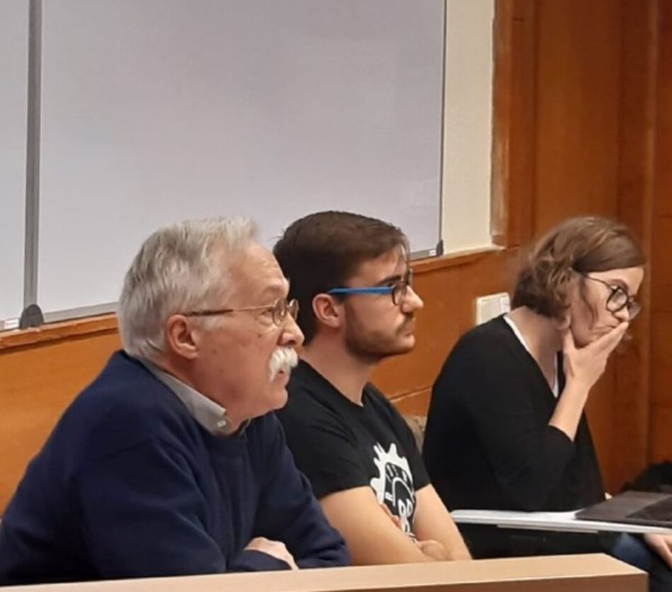 Ayer, en la Universidad Carlos III: «Contra la represión: Libertad, amnistía y autodeterminación»