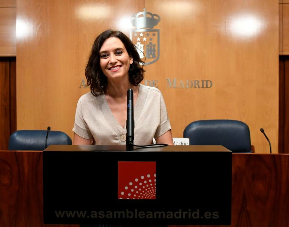 La Plataforma contra la Impunidad de Franquismo exige la dimisión inmediata de la Presidenta y Vice-Presidente de la Comunidad de Madrid