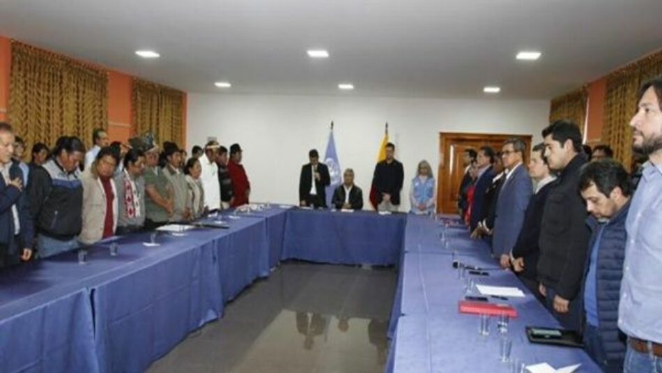 Gobierno de Ecuador suspende el decreto 883 ante presión popular