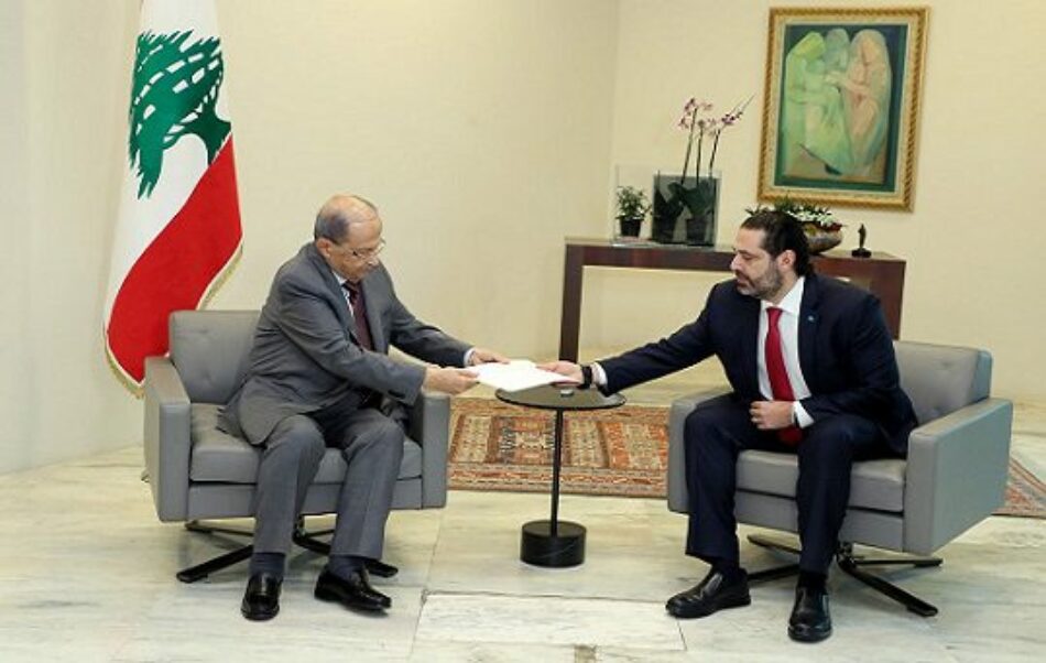 Líbano. Hariri dimite como primer ministro