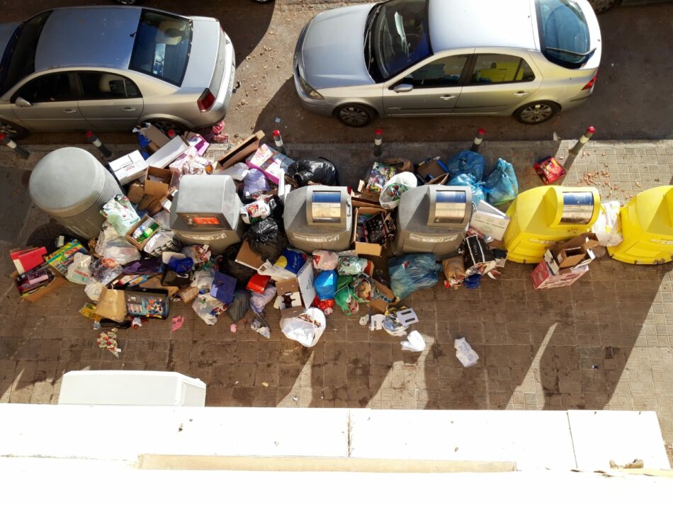 Adelante Sevilla denuncia las políticas de limpieza urbana en la barriada de Los Mares