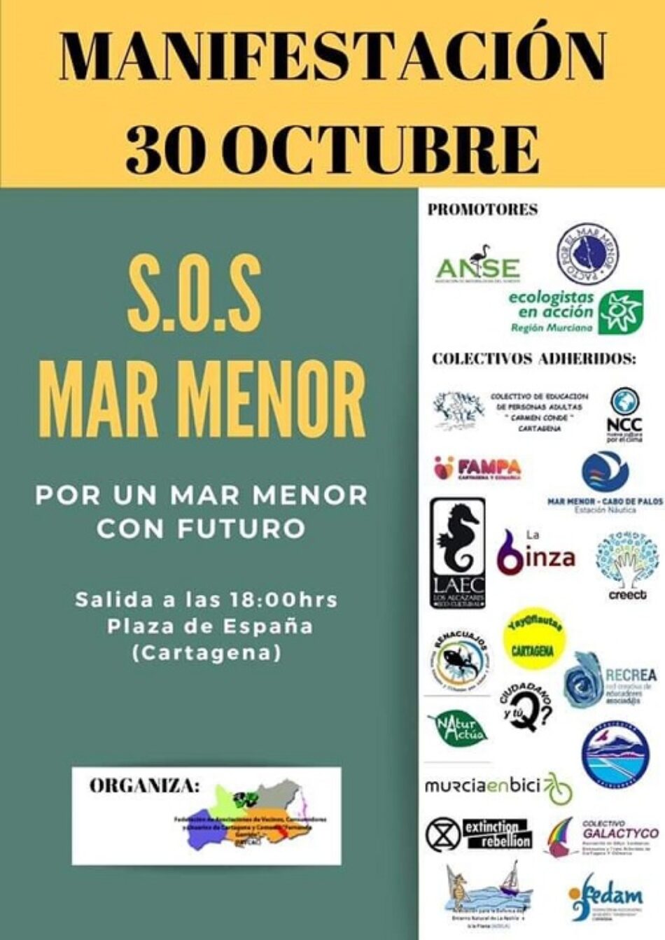 «El estado del Mar Menor es el síntoma; el problema es el capitalismo (parafraseando a Jorge Riechmann)»