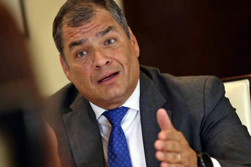 Alerta Rafael Correa sobre crisis por proyecto económico en Ecuador