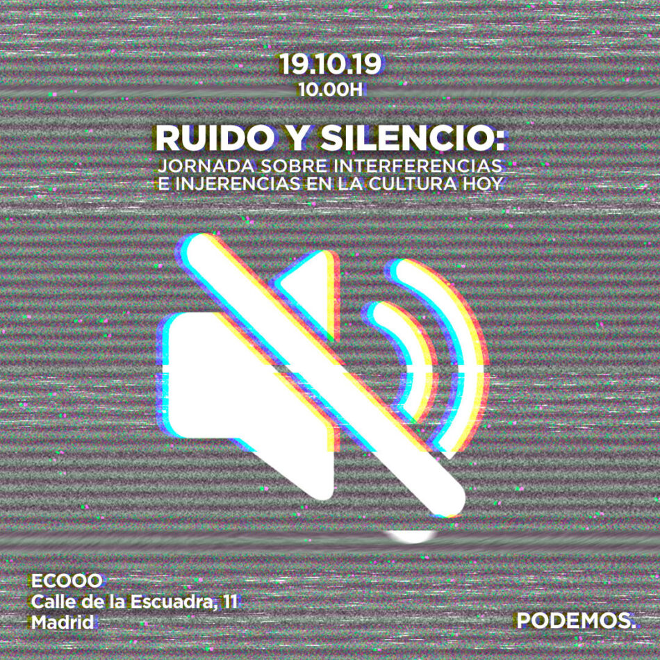 Sofía Castañón, Marcelo Expósito y Mar García Puig participan en la jornada ‘Ruido y Silencio’