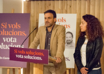 Els comuns insten al canvi i emplacen a la ciutadania a atrevir-se a votar solucions