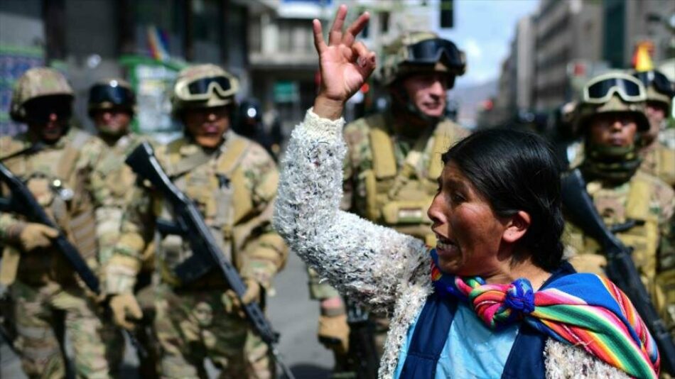 El MAS pide retirada de militares para un diálogo en Bolivia