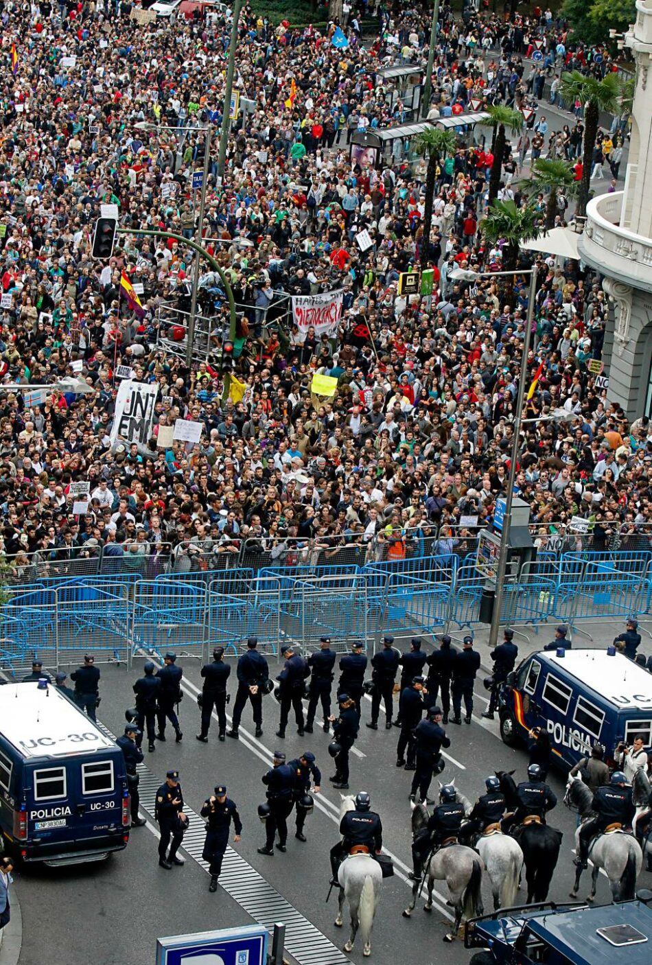 Piden penas de hasta seis años de cárcel para las primeras víctimas de la Ley Mordaza