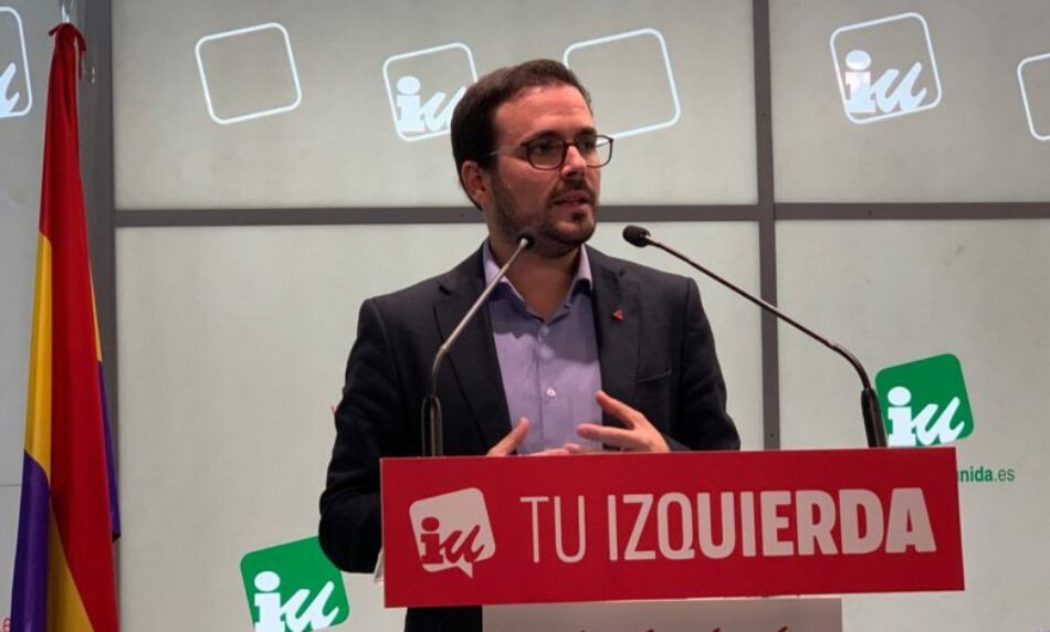 IU consultará a sus bases la participación en un ejecutivo de coalición