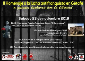 II Homenaje a la lucha antifranquista en Getafe