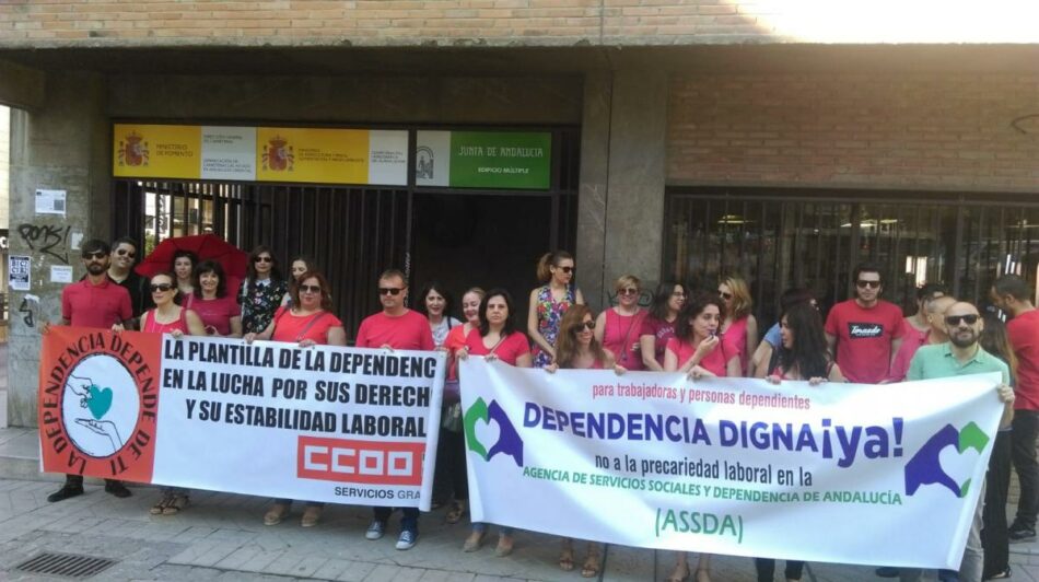 CCOO convoca a la movilización de las trabajadoras de la Dependencia para exigir mejoras salariales y laborales