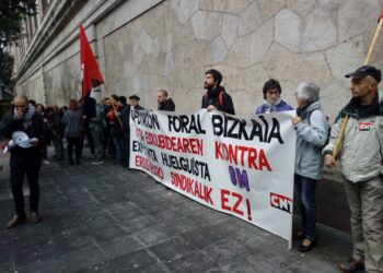 CNT reclama el cese de la persecución sindical en Diputación de Bizkaia