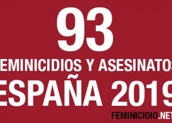 Feminicidio.net registra 93 asesinatos de mujeres cometidos por hombres en España en 2019