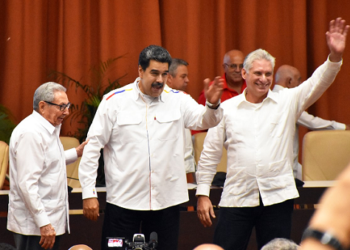 Maduro, Díaz Canel y Raúl Castro participaron en la clausura del Encuentro Antiimperialista en Cuba