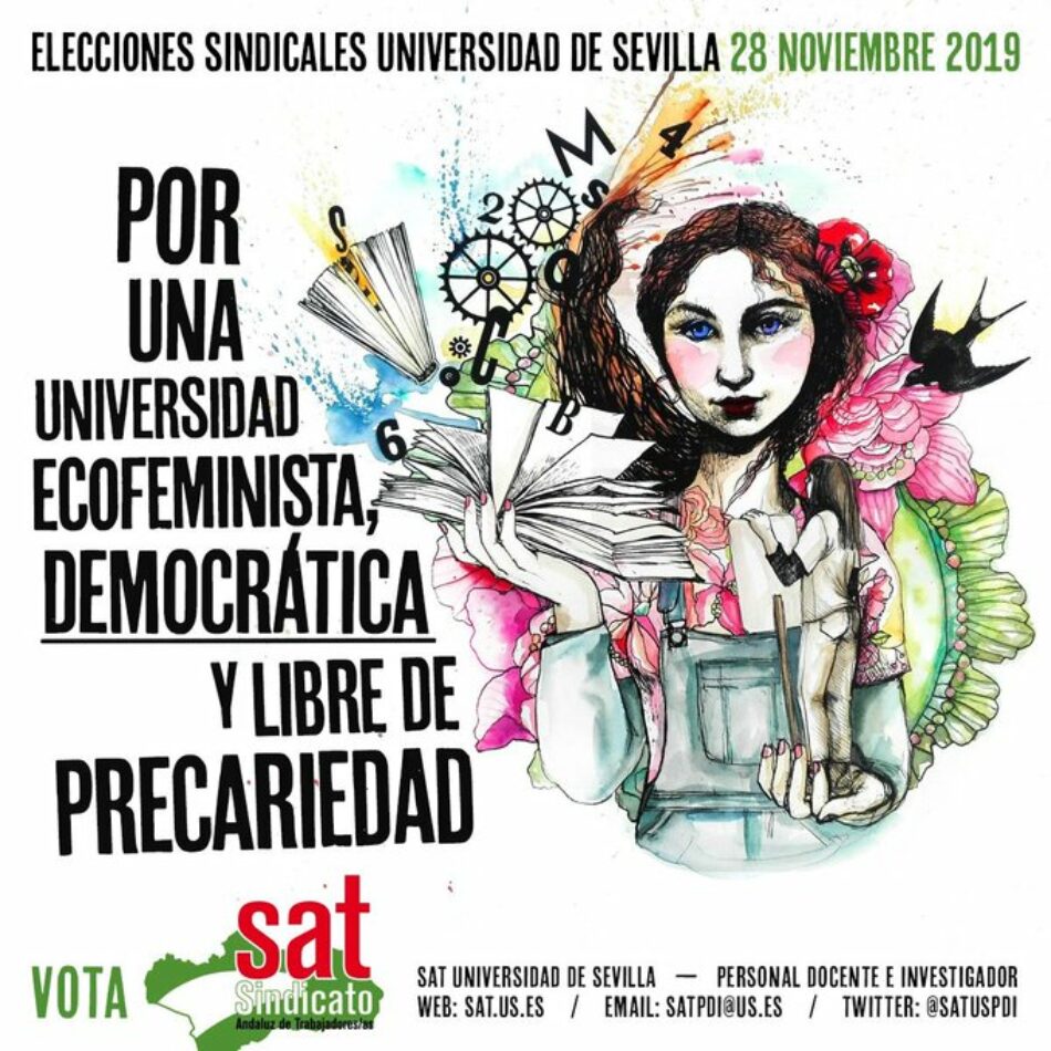 El SAT celebra elecciones sindicales «por una Universidad libre de precariedad»