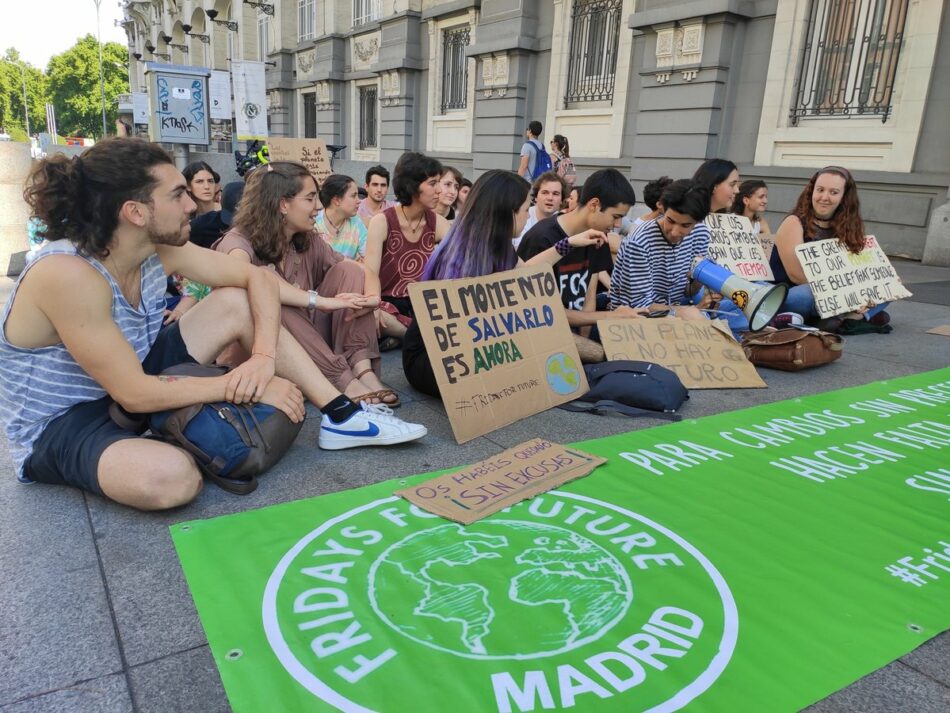 Fridays For Future regresa esta tarde a las puertas del Congreso para reclamar medidas contra la emergencia climática