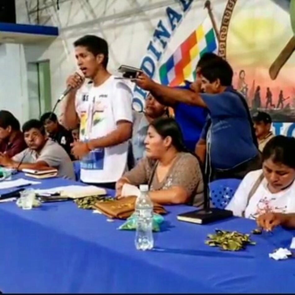 Bolivia. La gran asamblea de la resistencia deliberó en Cochabamba