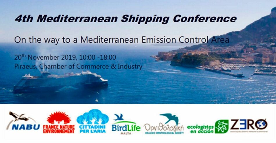 Urge controlar las emisiones del transporte marítimo en el Mediterráneo