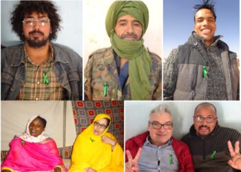 Un lazo por los presos políticos saharauis