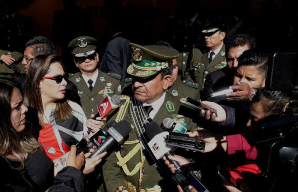 El comandante general de la Policía niega que haya una orden de detención contra Evo Morales