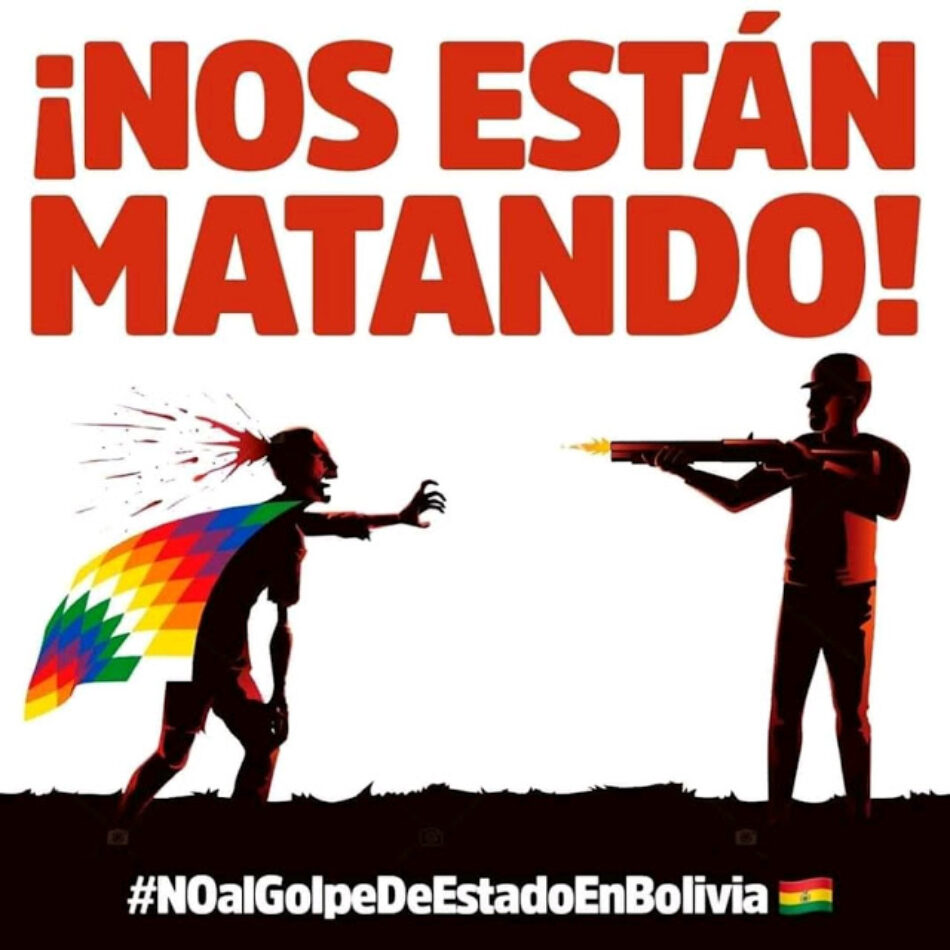 La dignidad de las Wiphalas contra el Golpe de Estado en Bolivia